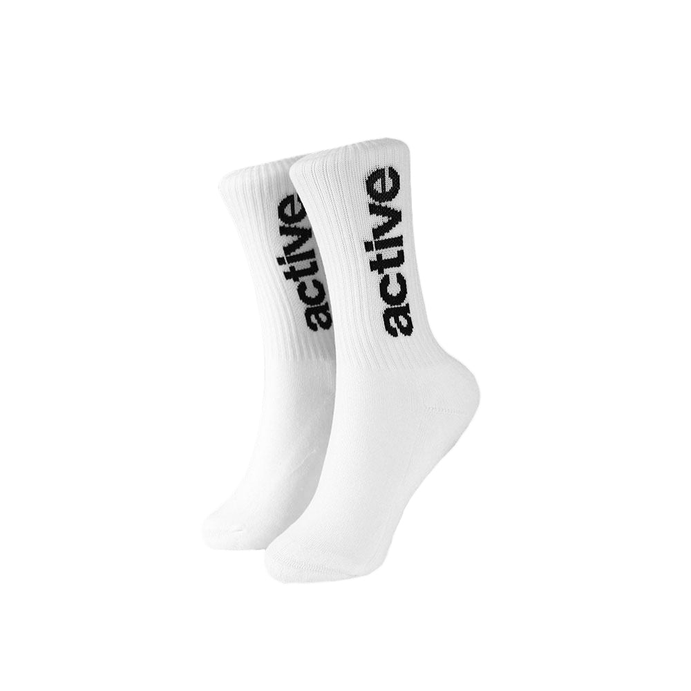 Youth Lockup Sock - White