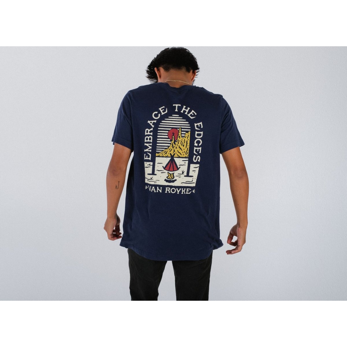 Navy Desert Dwellin' Tee