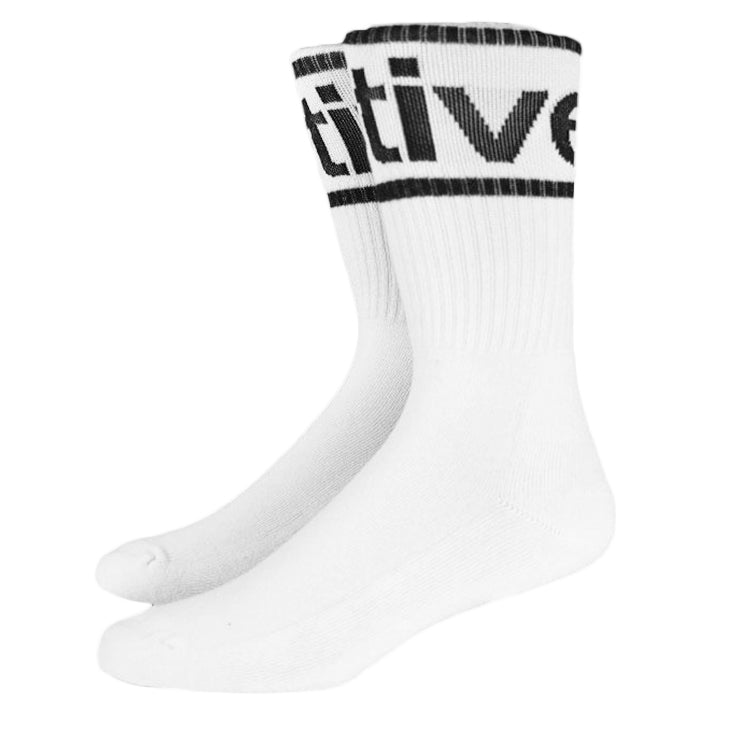 XL Lockup Crew Sock - Bright White