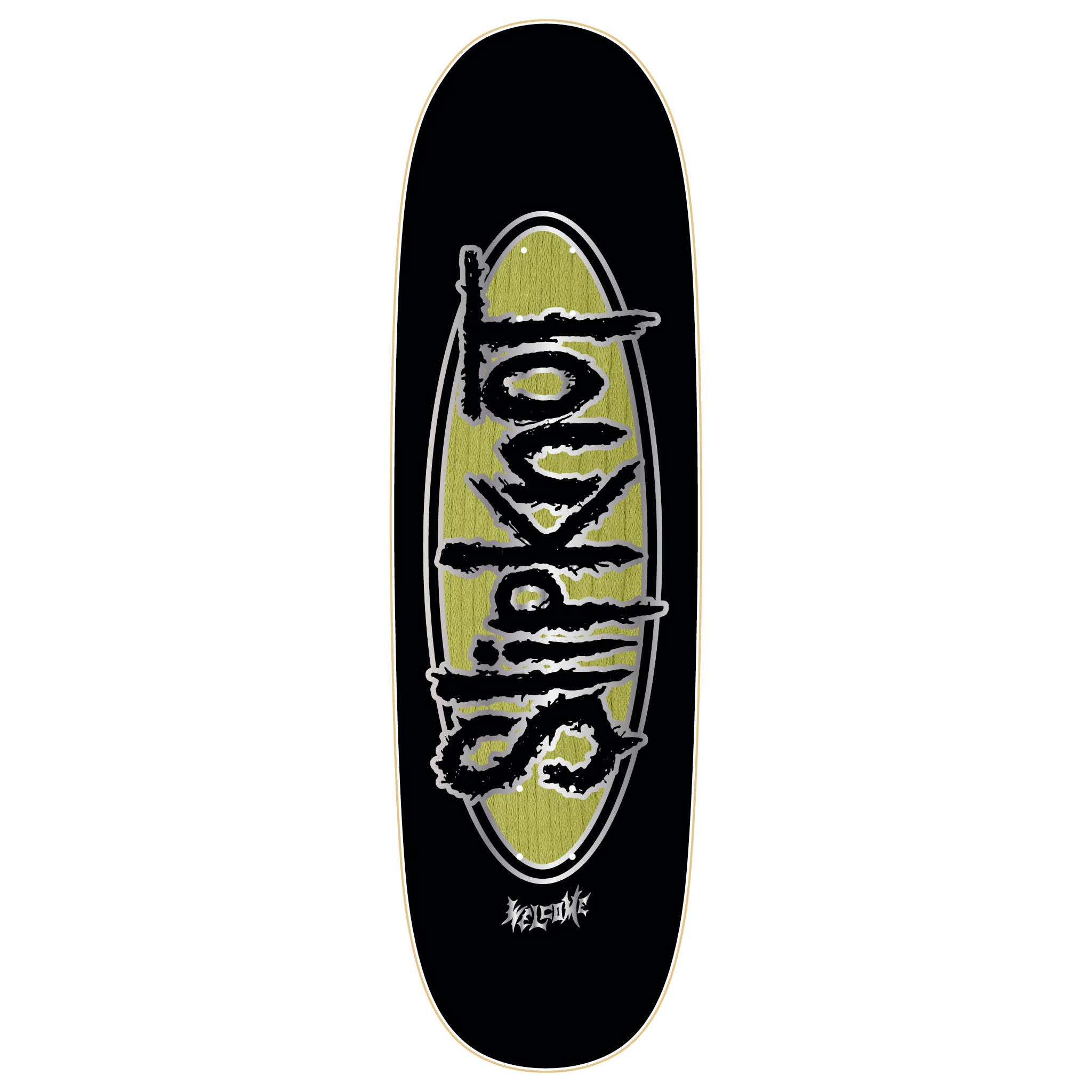 Welcome x Slipknot Oval Logo Boline 2.0 9.5" Skateboard Deck