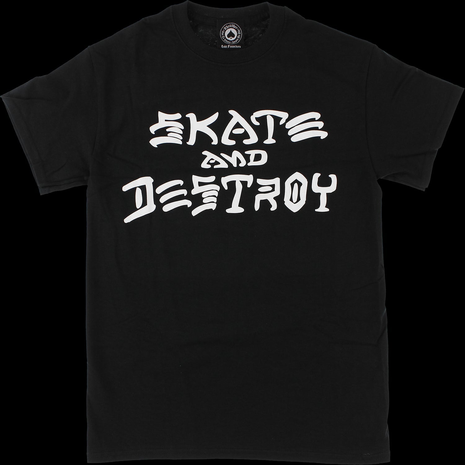 Thrasher Skate & Destroy T-shirt Black/White